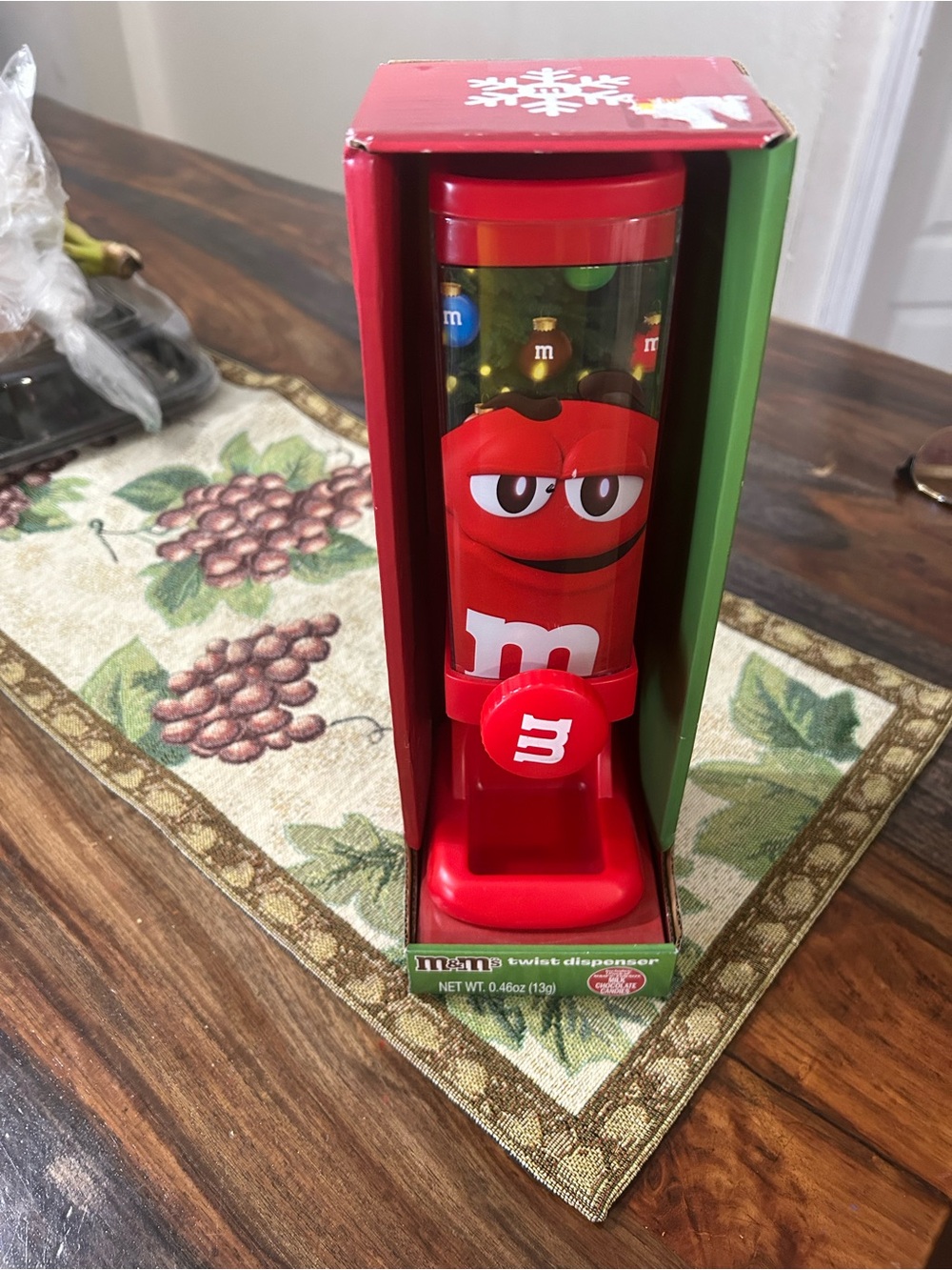 M&M's Red Candy Dispenser - Red